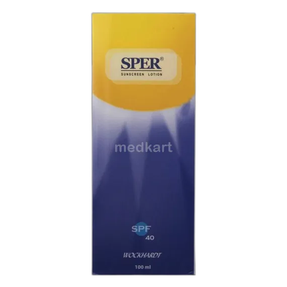 sper sunscreen spf 40 lotion 100 ml